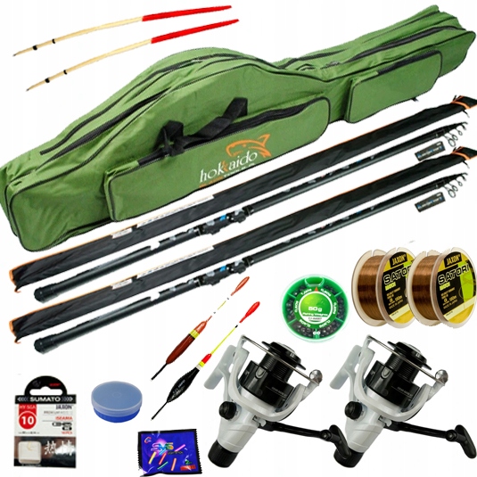 Zestaw 2x Bolonka spławik jaxon 2x Kołowrotek Z33