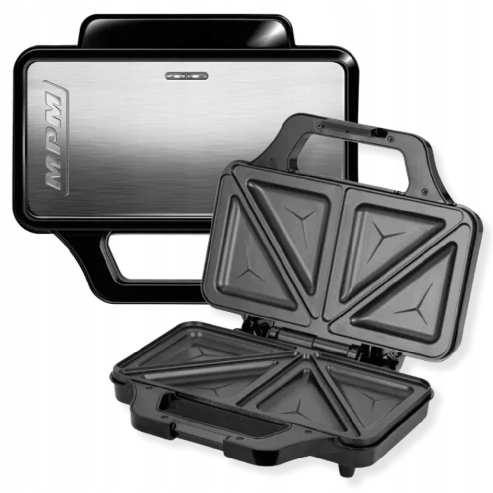 Opiekacz Do Kanapek Mpm MOP-45M Srebrny 900W Toster Z Termostatem