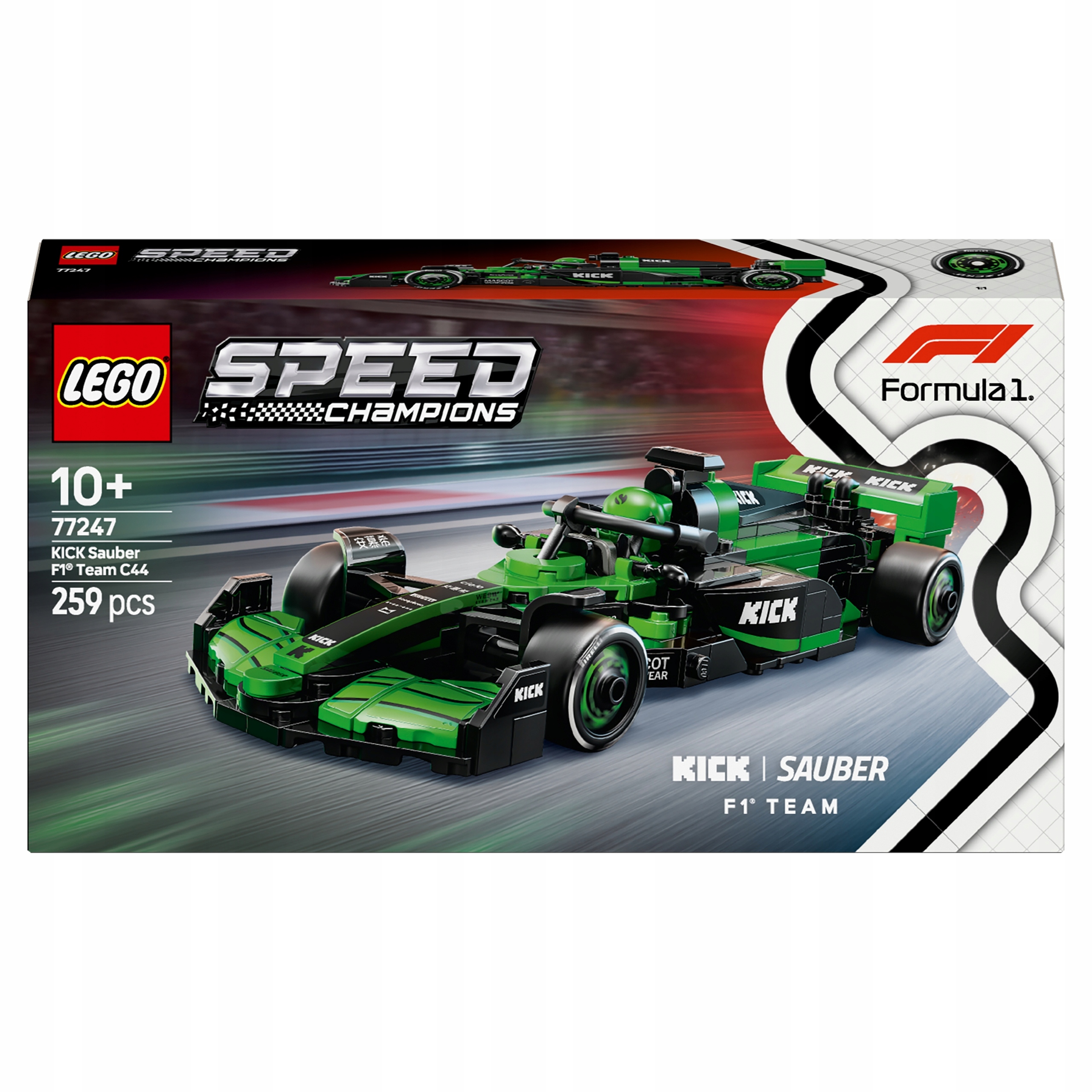 Lego Speed Champions 77247 Formule F1 Kick Sauber Team C44 Závodní auto