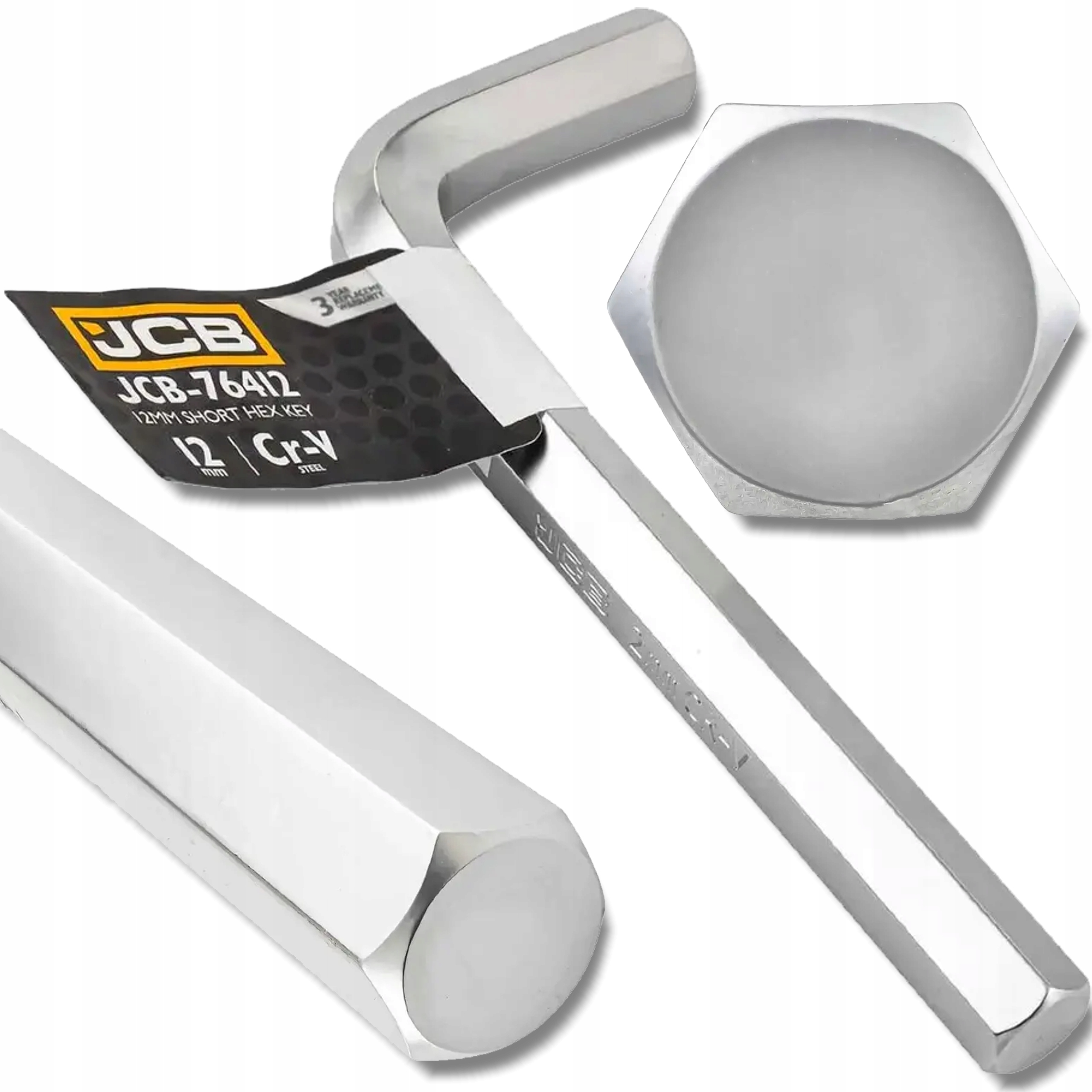 Jcb Klucz imbusowy L 12 mm Cr-V 6-kątny JCB-76412