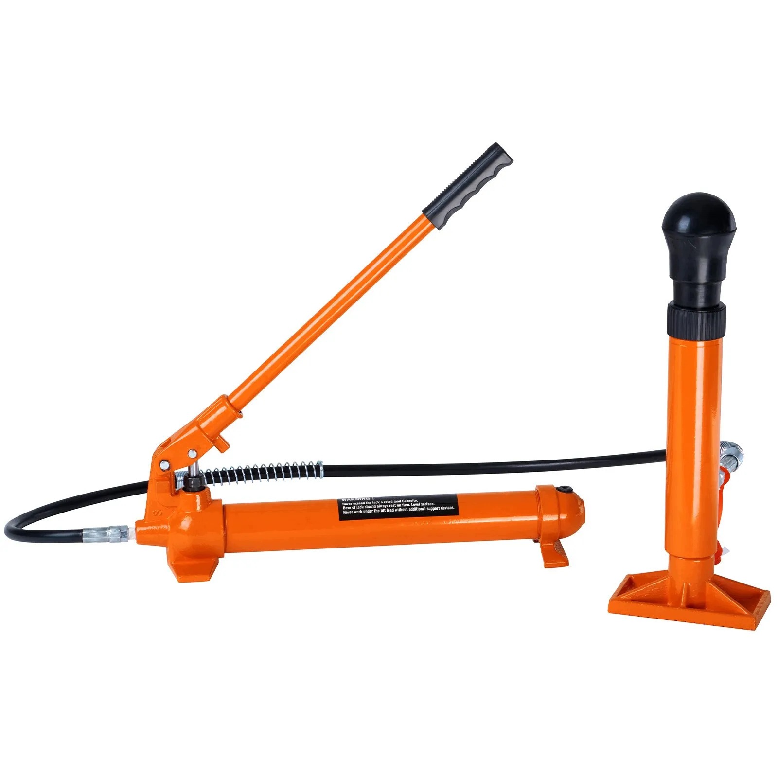 Hydraulický zdvihák vzduchu 12 t silný oranžový dlhý oceľový