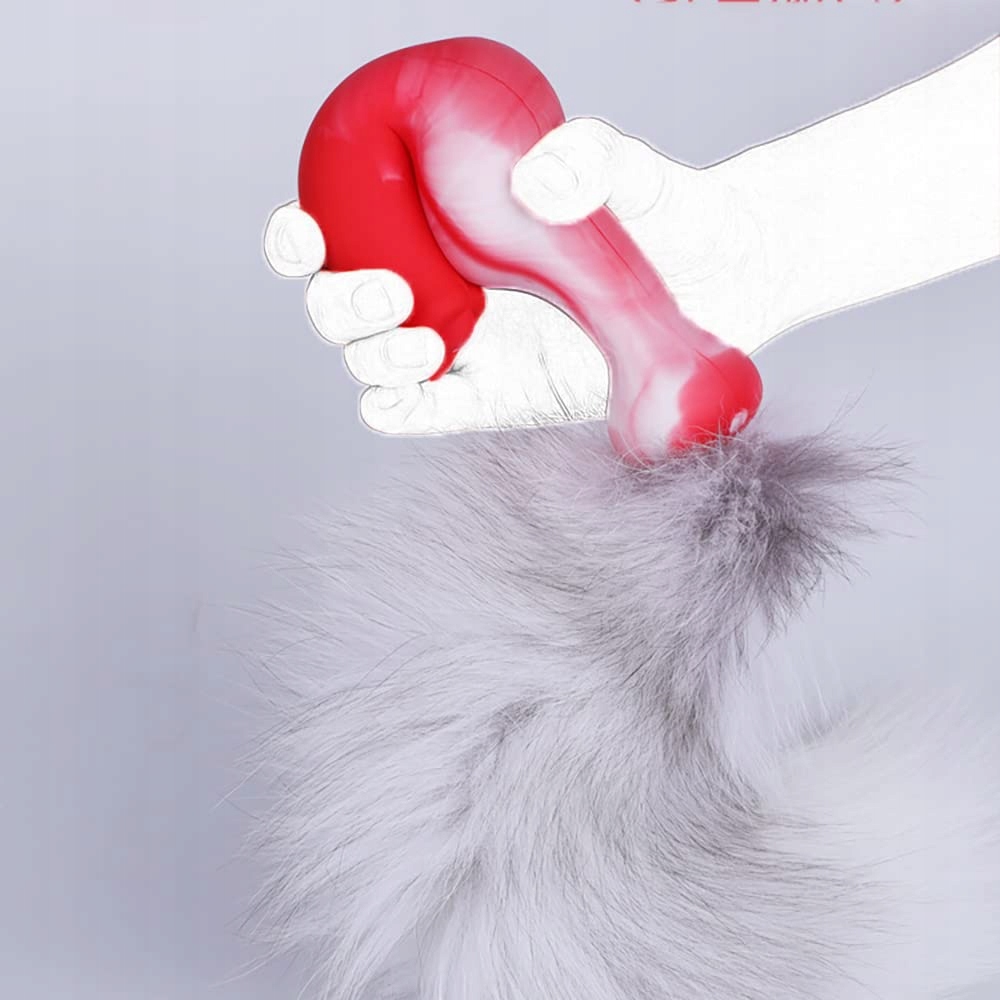 JIXAXE Realistyczny Dildo Wilczy z Ogonem Analnym Zestaw Dla Kobiet Cosplay — miniatura 4