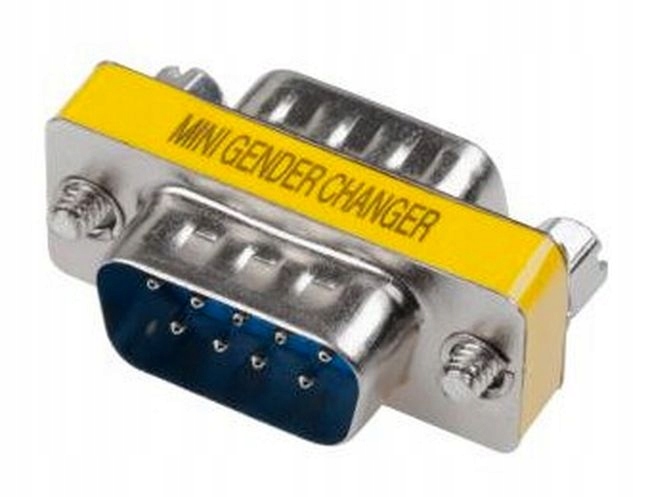 

Adapter złącze 2x wtyk DB9 RS232 Com M-M 9pin