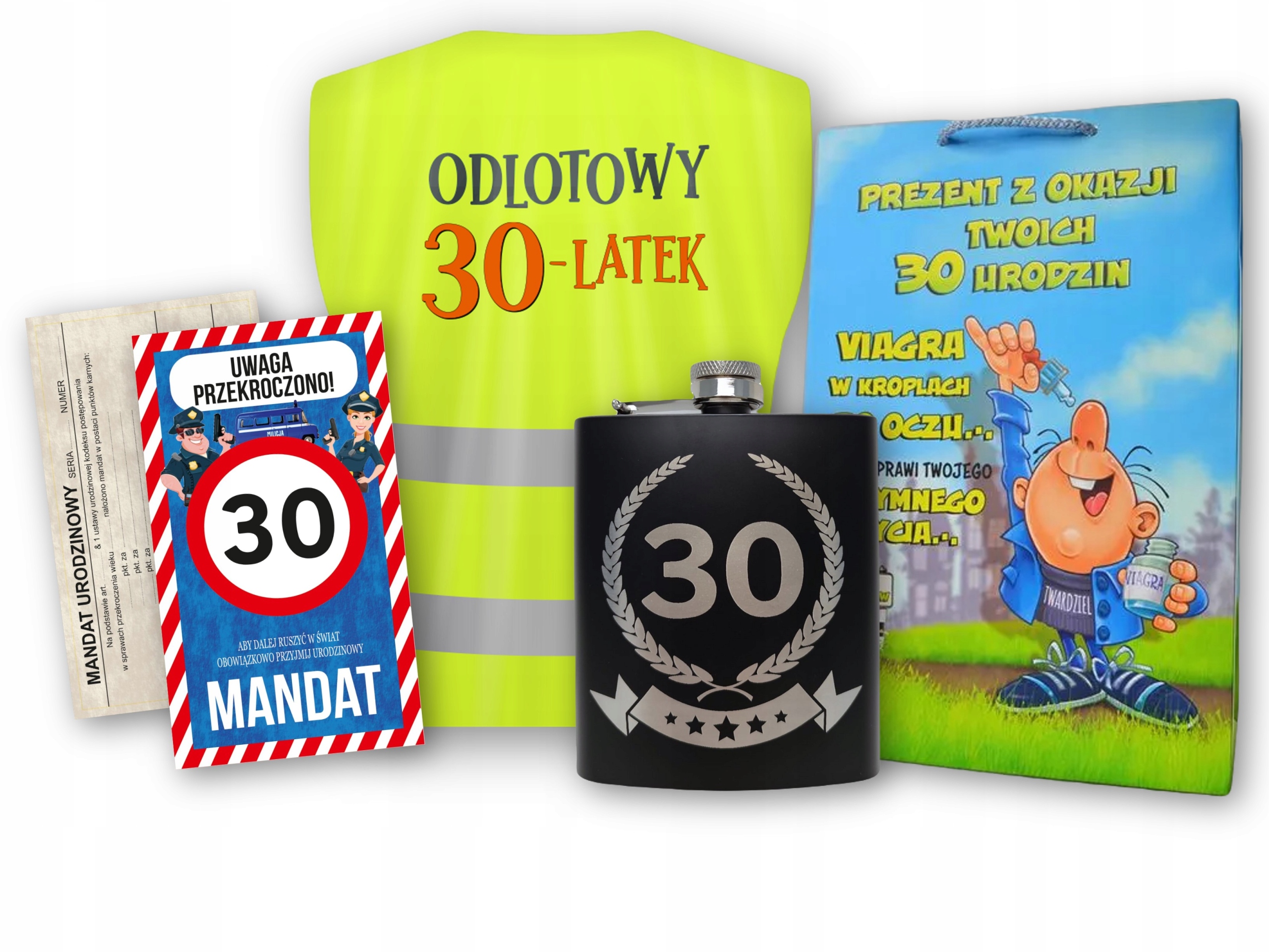 Egyedi Ajándék Szett 30. Születésnapra Férfiaknak! AJÁNDÉK