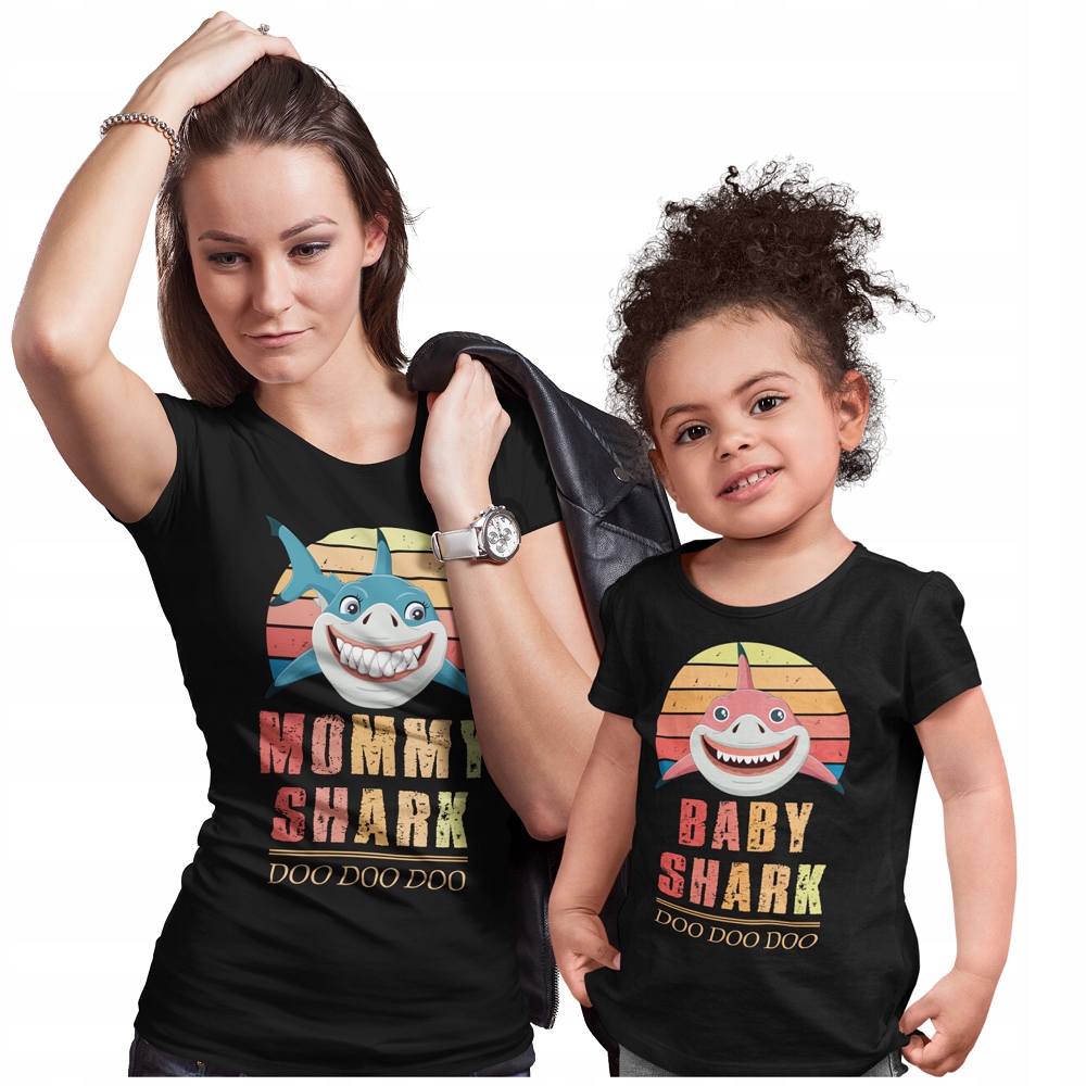 PREZENT NA DZIEŃ MAMY MATKI KOSZULKI DLA MAMY I CÓRKI KOMPLET T-SHIRT 2szt