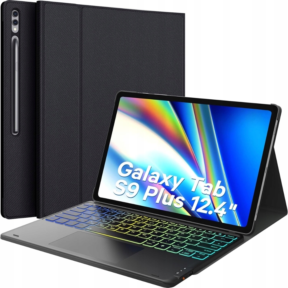 Earto Samsung Galaxy Tab S9 Plus etui z klawiaturą Qwerty touchpadem//Z4