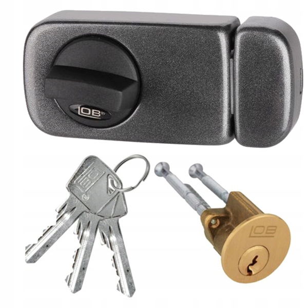 Vrchní Zámek 60 MM, TB61 Grafit Mosazná Vložka