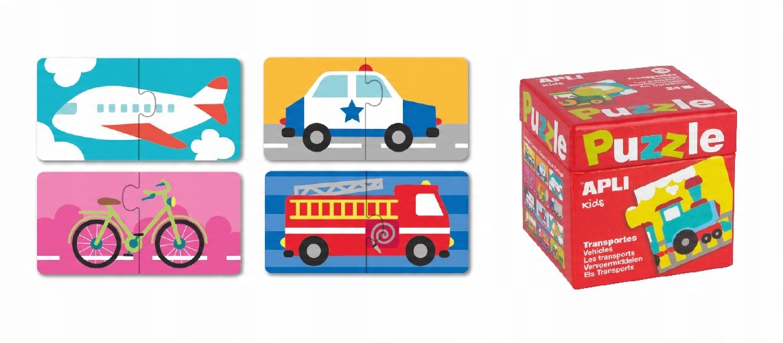 

Puzzle Apli Kids Środki transportu 3+
