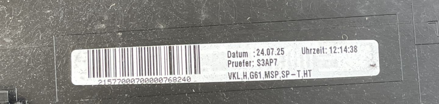 BMW 5 G61 2023- m-packet bumper rear part PDC 8084715