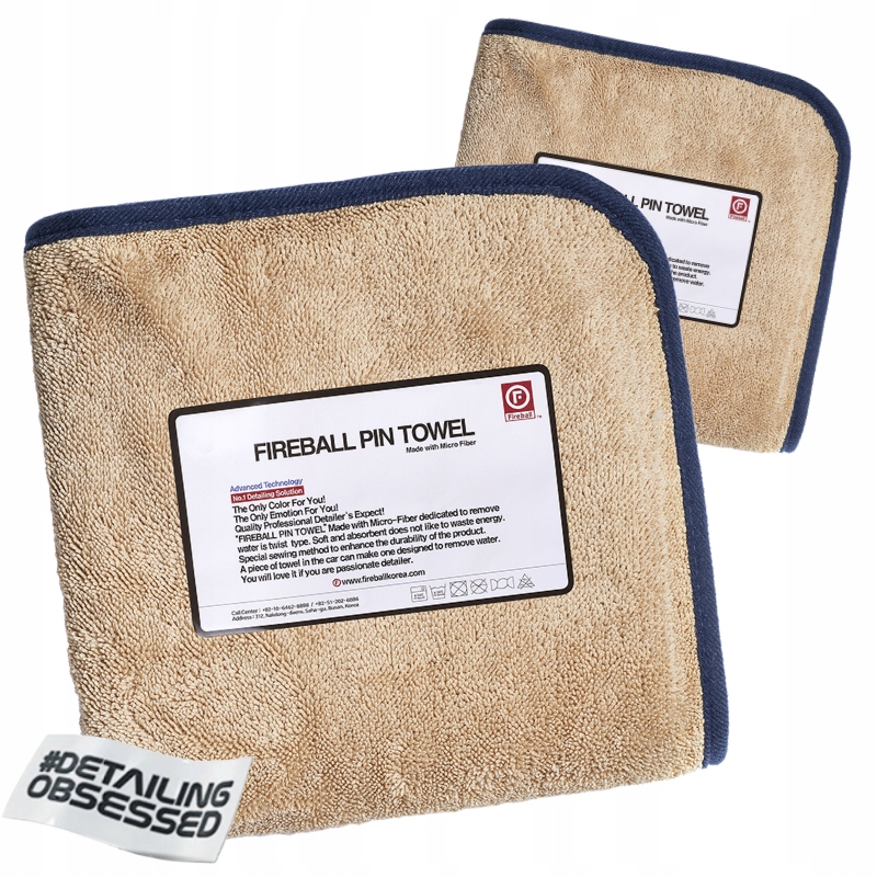 

Fireball Pin Towel Navy Najchłonniejszy Dwupak
