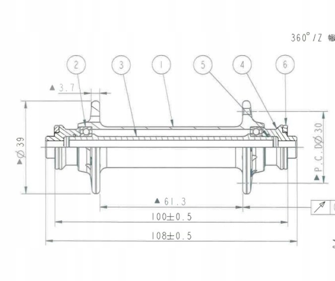 Piasta przód NOVATEC NT-A291SB-SL Szosowa 28H Marka Novatec