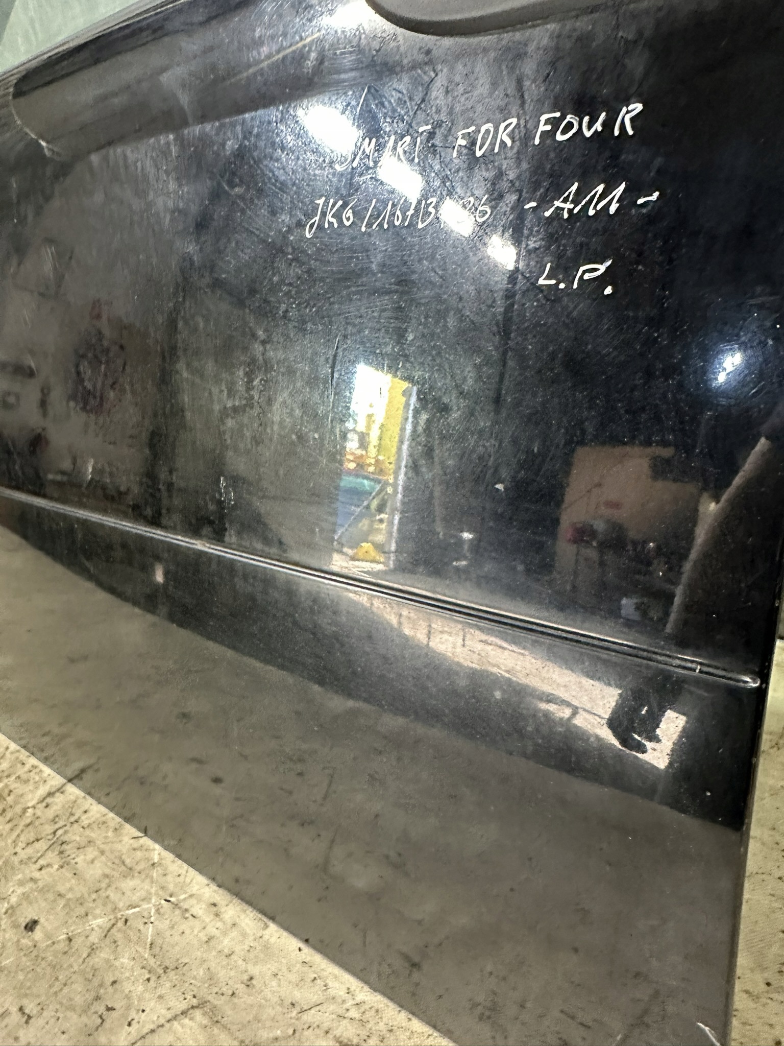 door left SMART FOR FOUR 454 black,