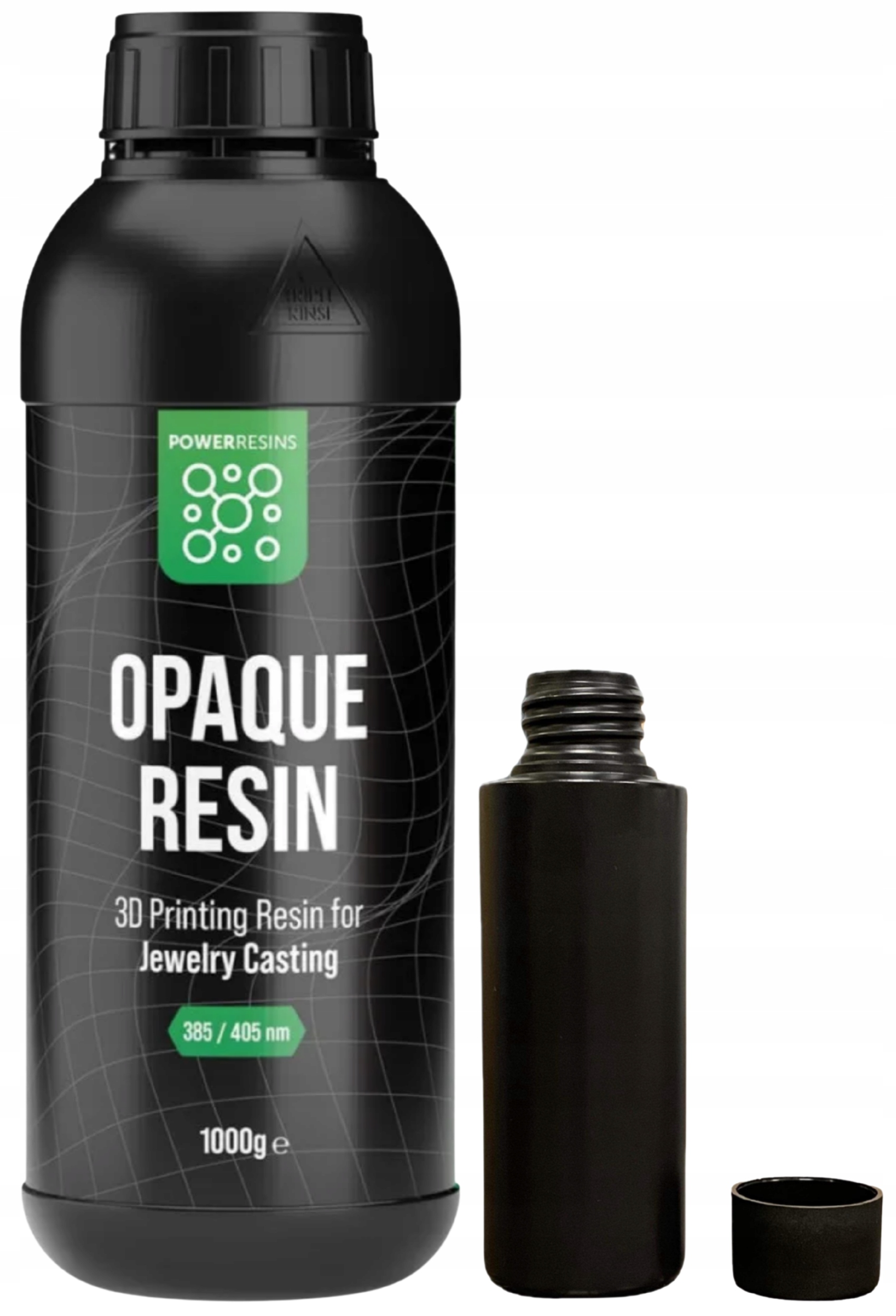 Uv pryskyřice PowerResins Opaque 0,1 kg 0,1 l Klenotnická pro 3D tiskárnu Trvanlivá