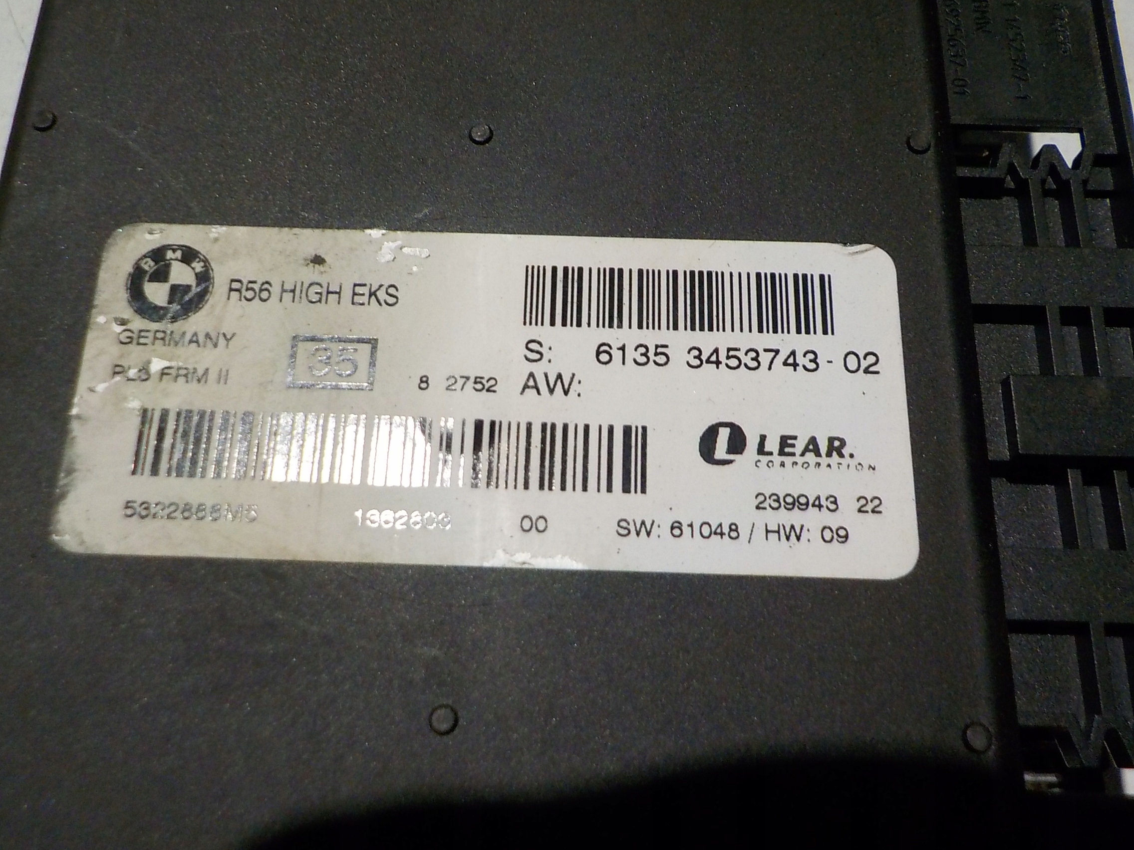 MINI R56 modulo luci 6135 3453743-02 3453743