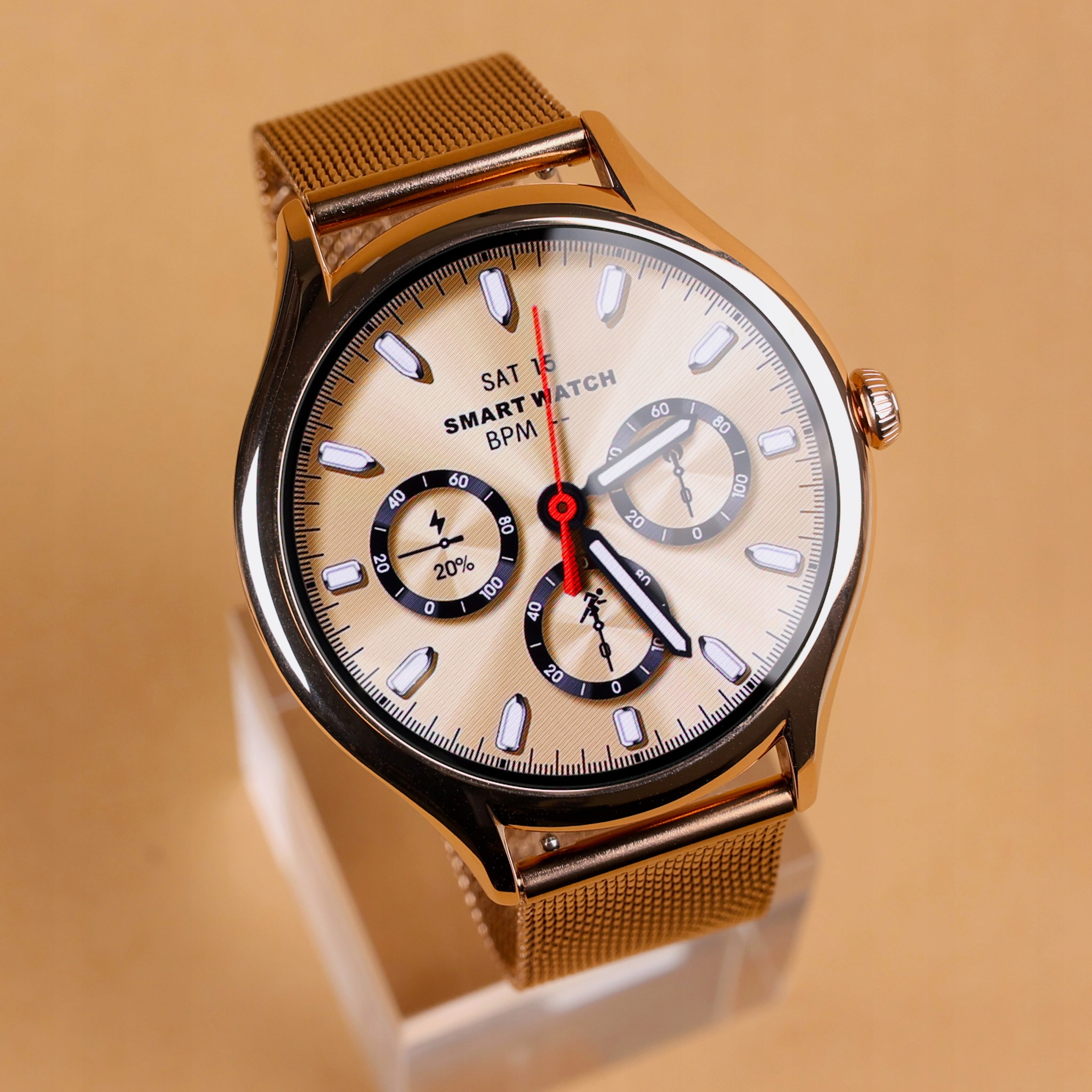 SMARTWATCH DAMSKI ZEGAREK PL MENU POWIADOMIENIA ROZMOWY SMART WATCH 4 PASKI Stan opakowania oryginalne