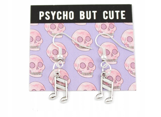 

kolczyki Nutki vintage retro 90s soft grunge K71