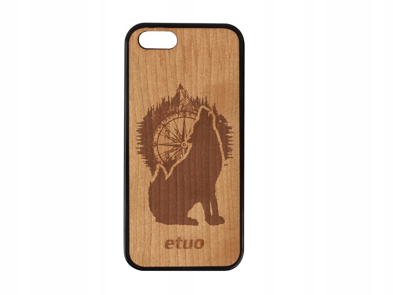 

Etui na Apple iPhone 5SE na telefon Wood Case