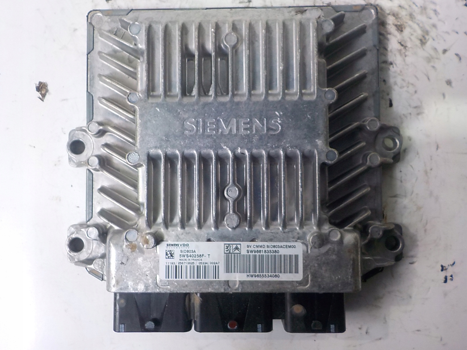 CITROEN computer control unit 5WS40258F-T 9661835380