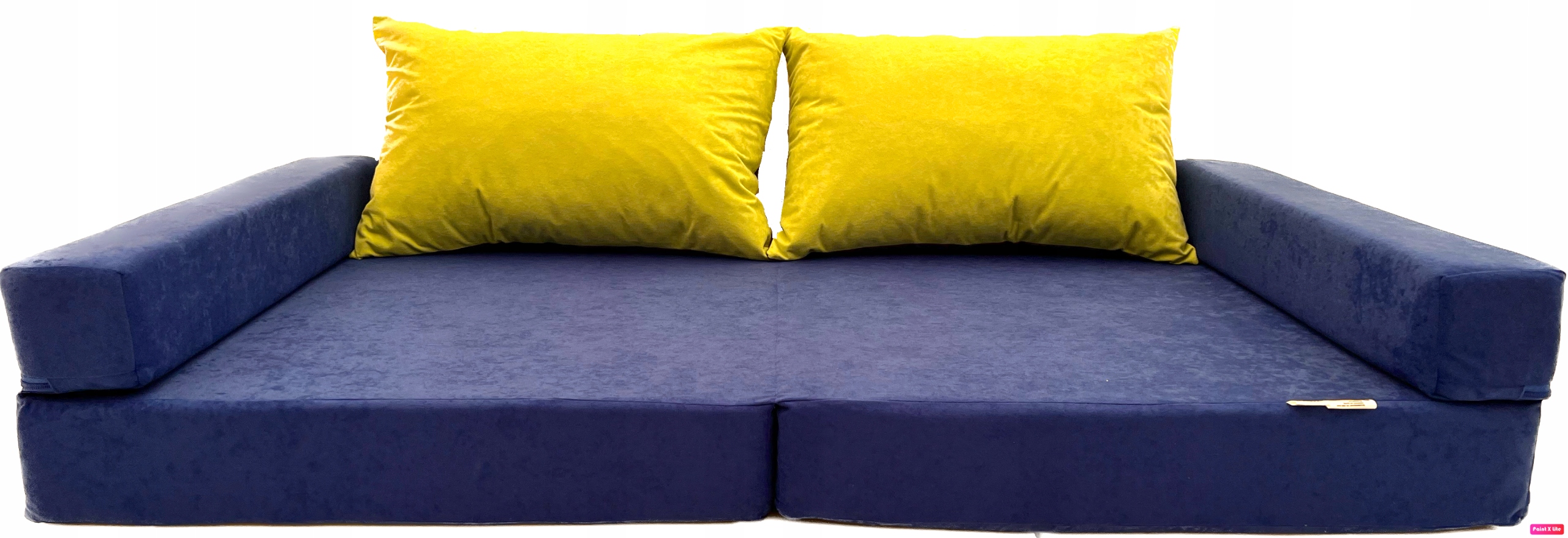 Sofa Welurowa z Poduszkami Kanapa, Fotel dla Dziecka Materac Welox