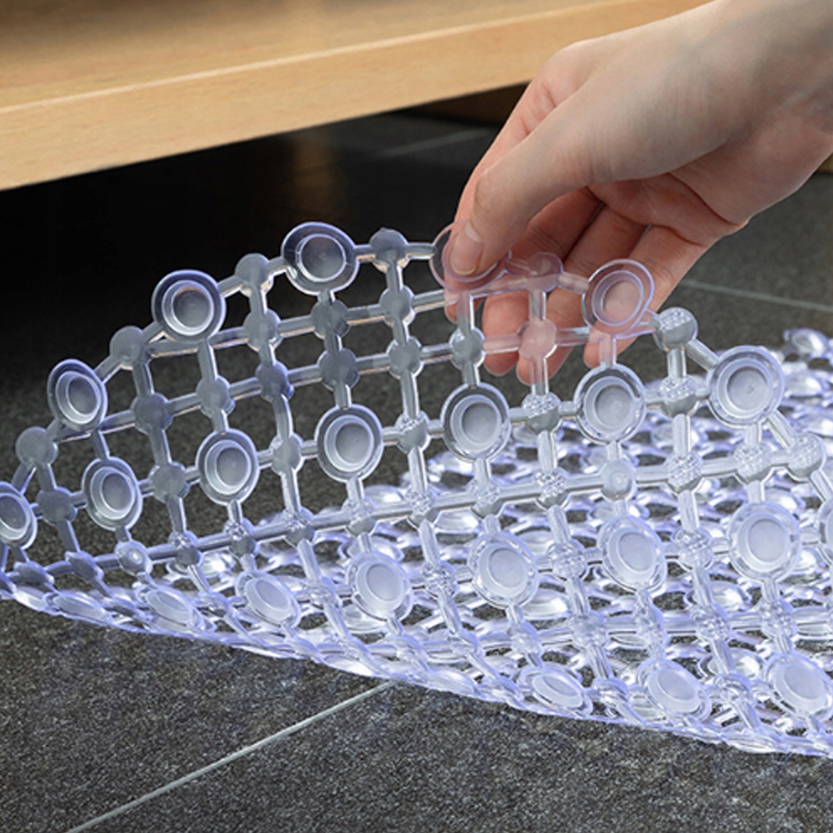 MATA ANTYPOŚLIZGOWA DO WANNY ŁAZIENKOWA PRYSZNIC NIEBIESKA Kod producenta POD PRYSZNIC