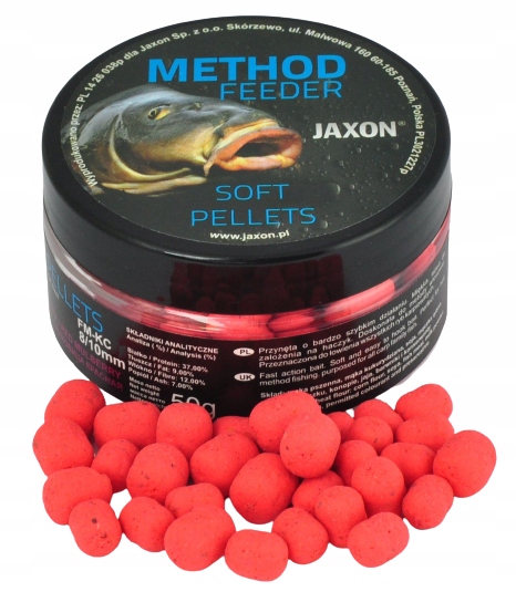 Truskawka Soft Pellet Miękki Dumbells Feeder Jaxon