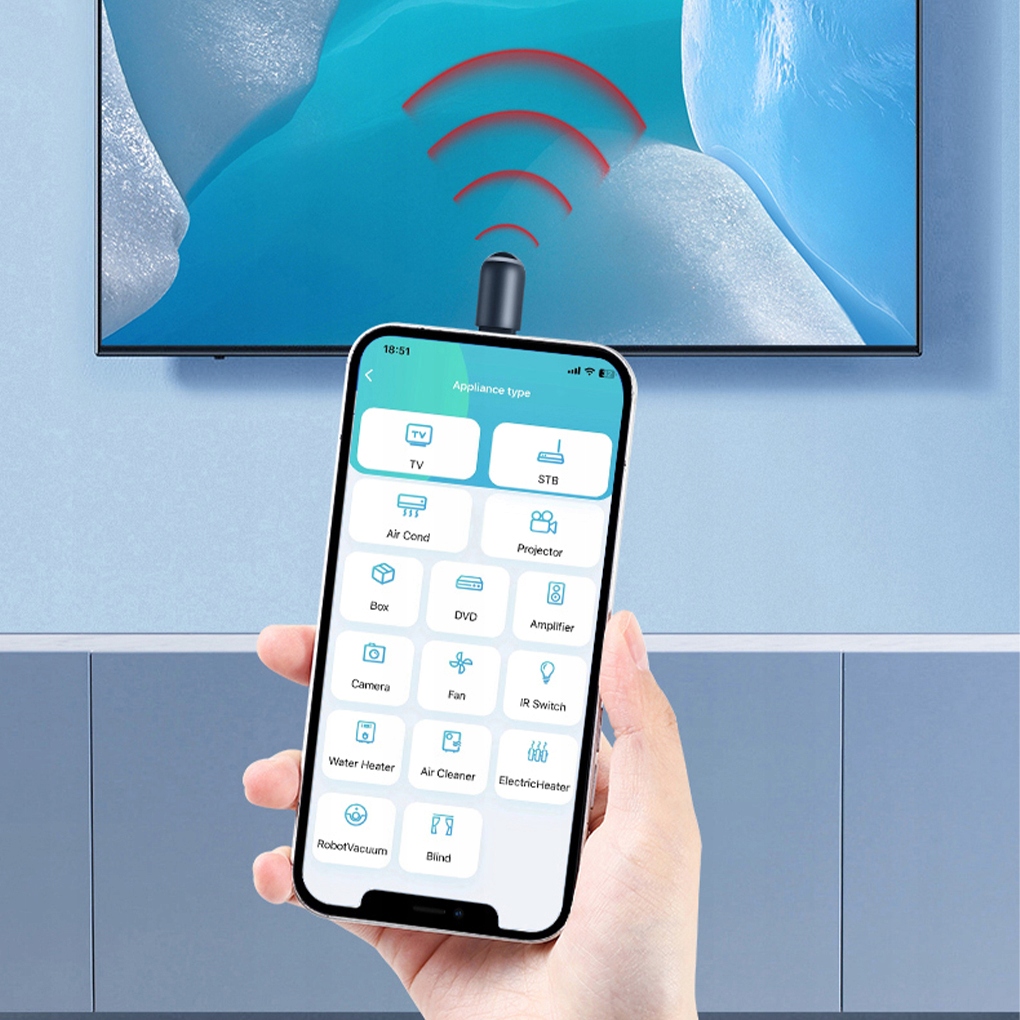 1/2/3/5 Uniwersalny na podczerwień Marka inna