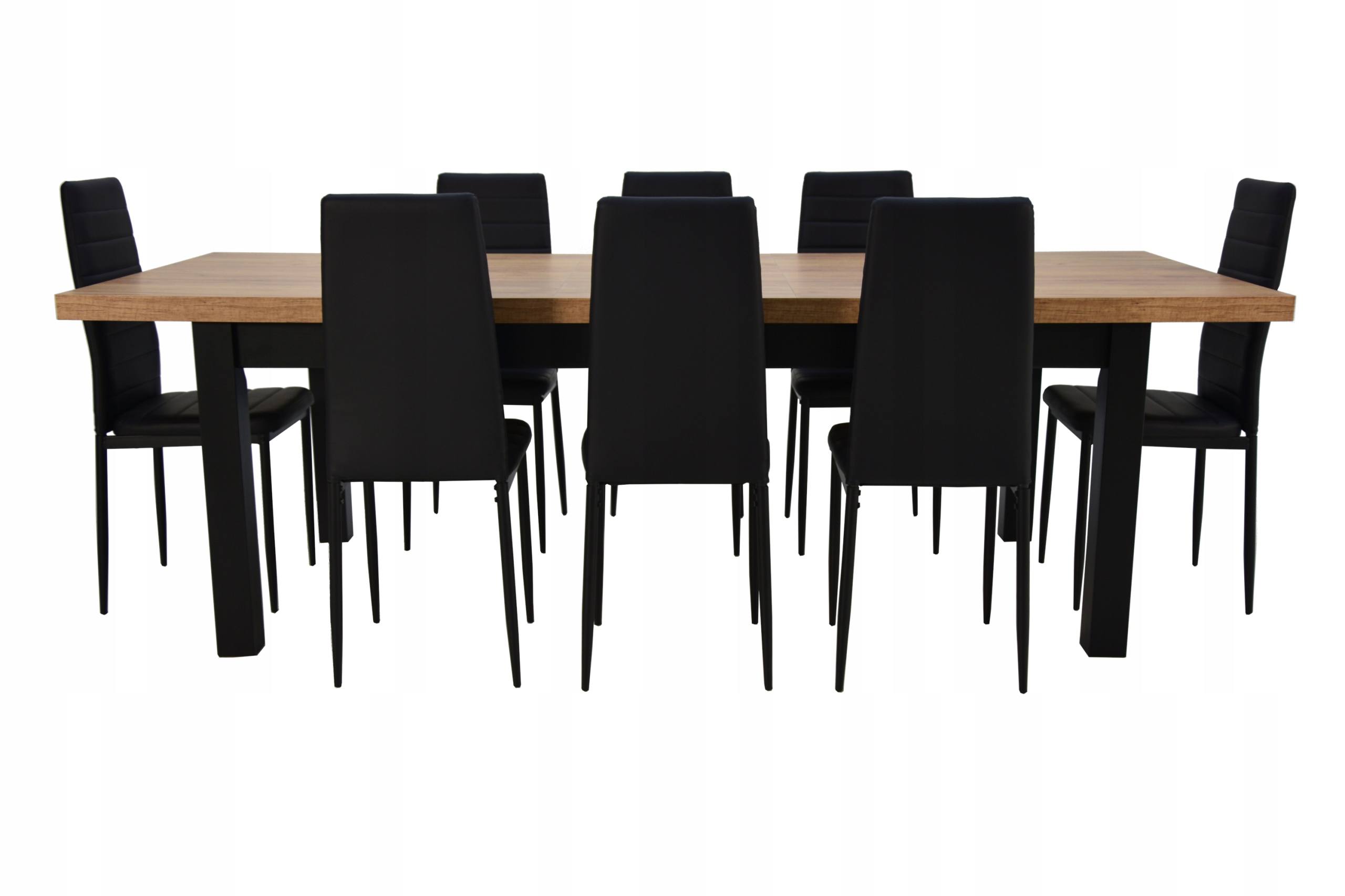 Duży stół do 3m i 8 krzeseł ZESTAW DO POKOJU