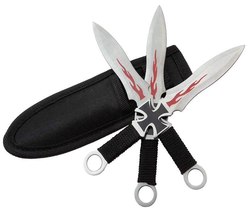 

nóż rzutka shuriken noże do rzucania 3szt. N424