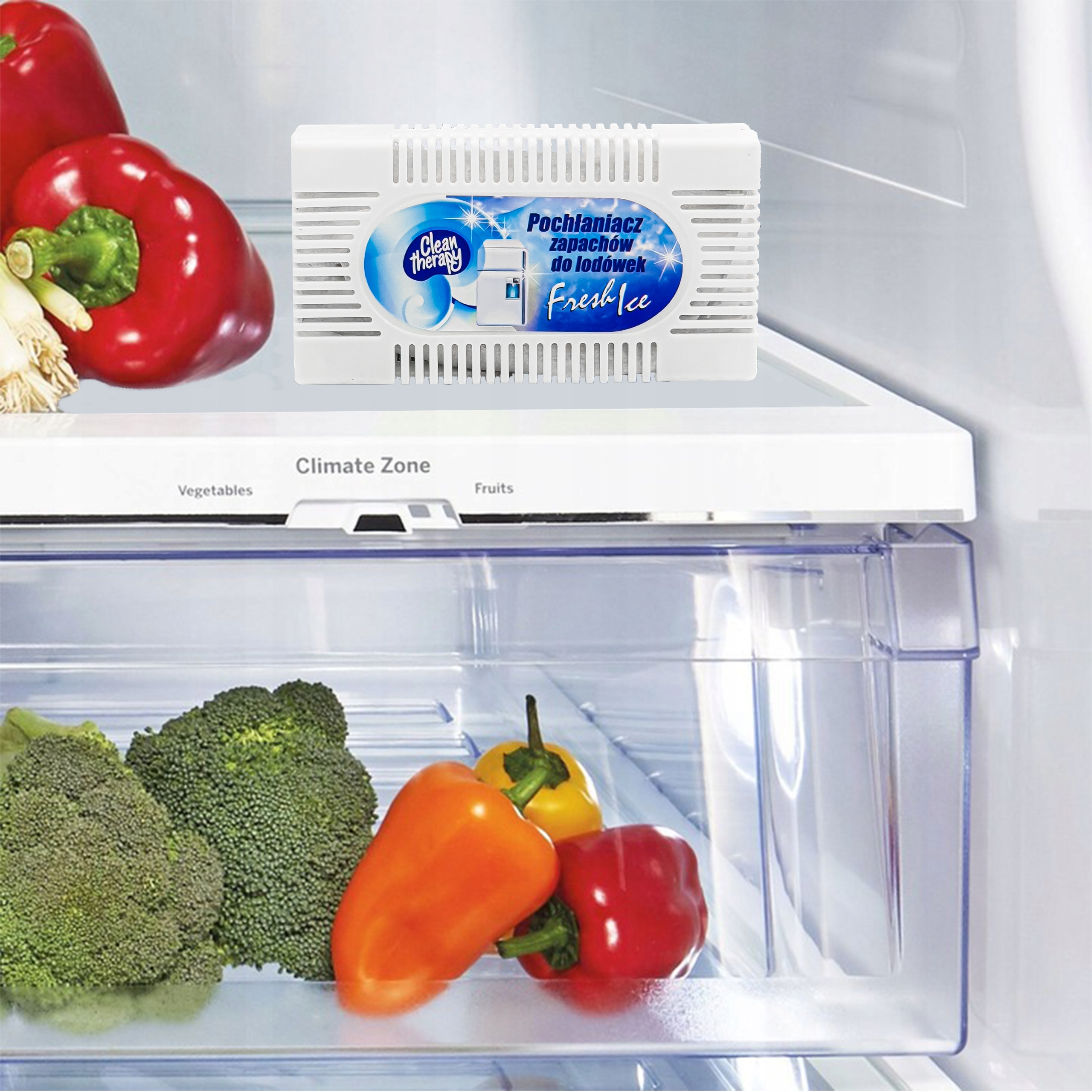 Pochłaniacz Zapachów Do Lodówki Aktywny Węgiel x2 Marka Clean Therapy