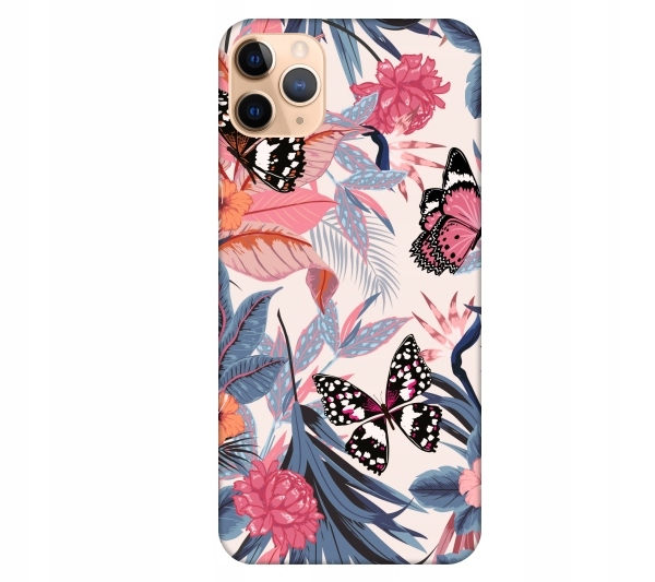 

Etui pokrowiec do iPhone 11 Pro Max Motyle dzungla