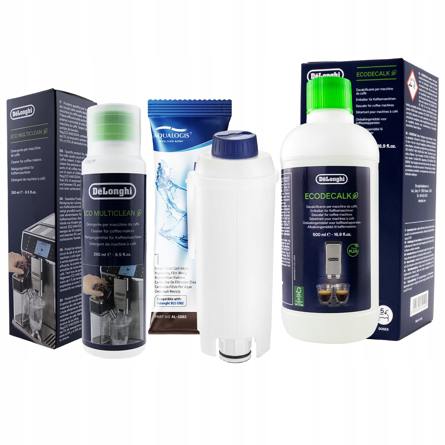 Filtr Do Ekspresu Delonghi AL-S002 EcoDecalk 500ml SER3013 250ml