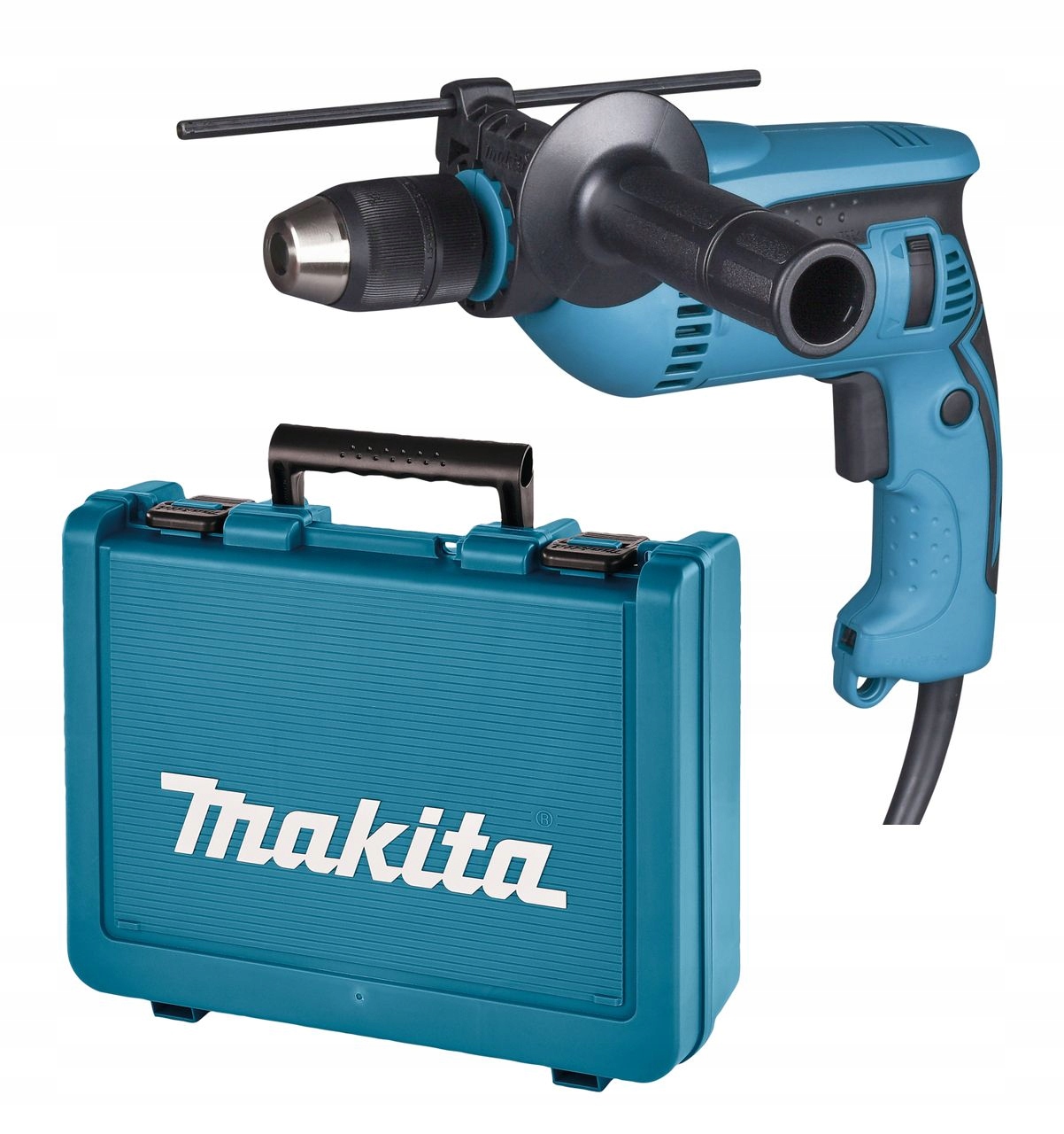 Makita Wiertarka udarowa Wiercenie Z Udarem Lub Bez 680W HP1641FK Dioda Led