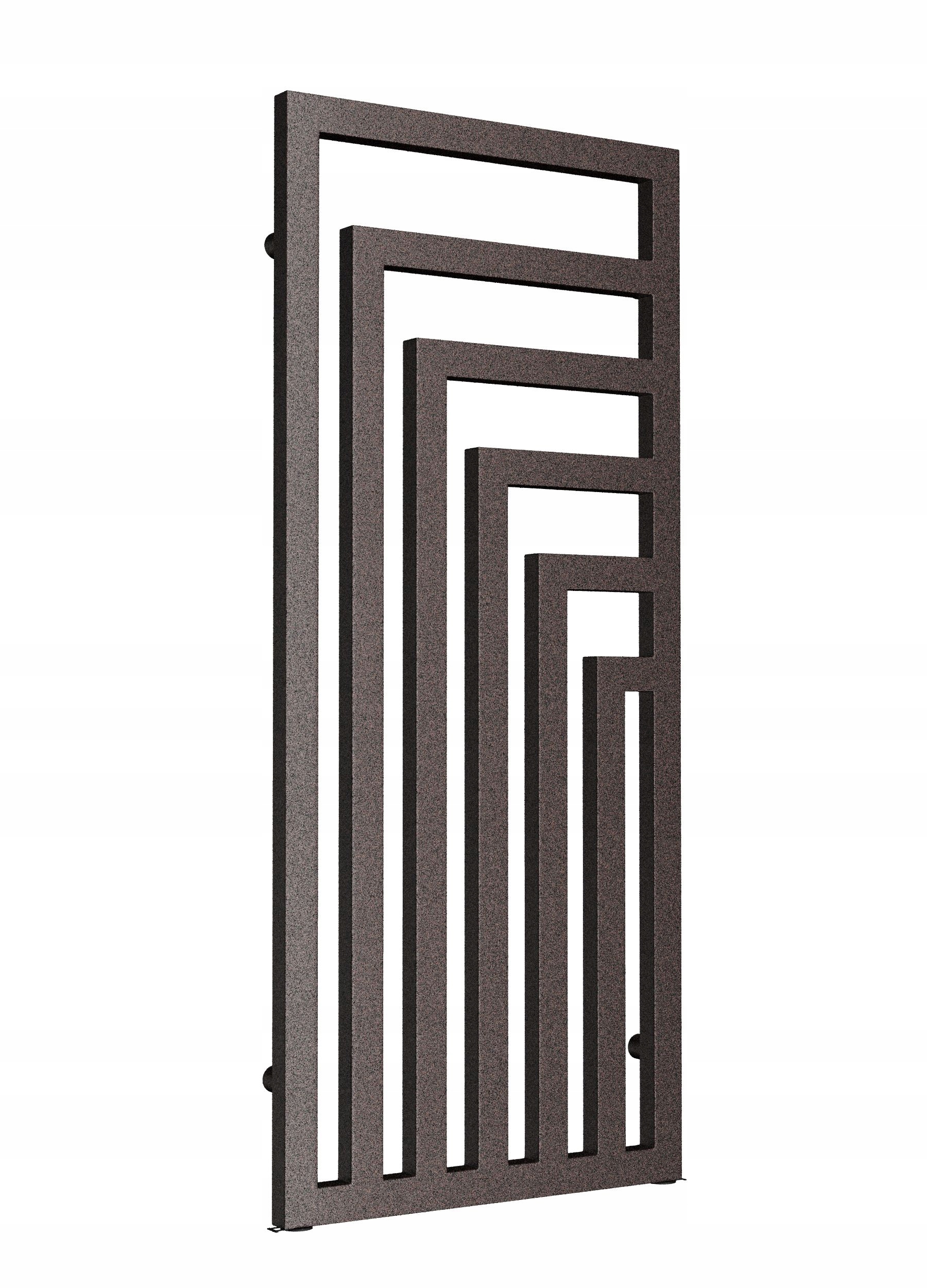 Dekorativní radiátor Laos 1600x520 Bordo