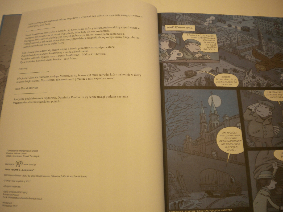IRENA 2/3 - SPRAWIEDLIWI MORVAN EVRARD Okładka twarda