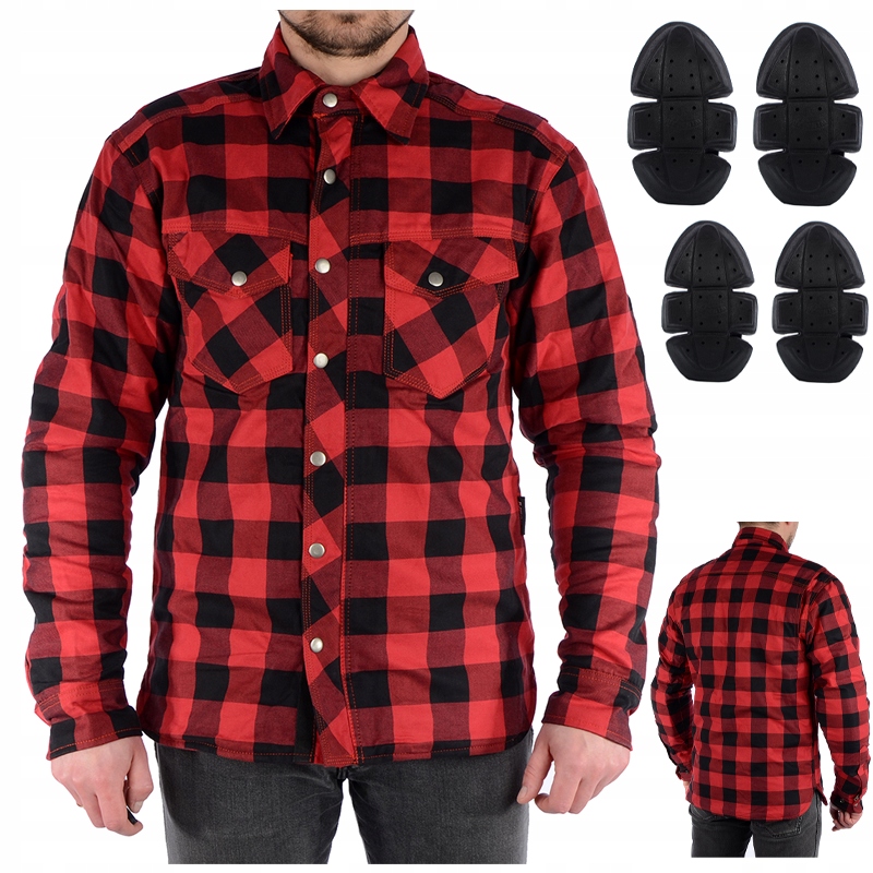 

Koszula Motocyklowa Z Kevlarem Ochraniacze Ce