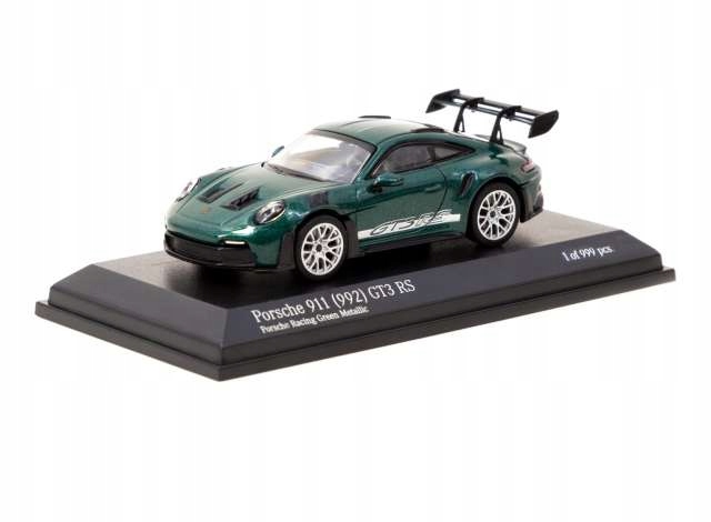 Tarmac/minichamps Porsche 911 (992) GT3 Rs Green metallic 1:64