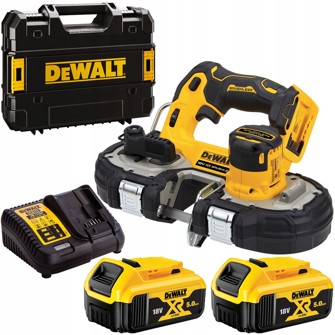 Pila pásová 18V 2x5Ah DeWALT DCS377P2