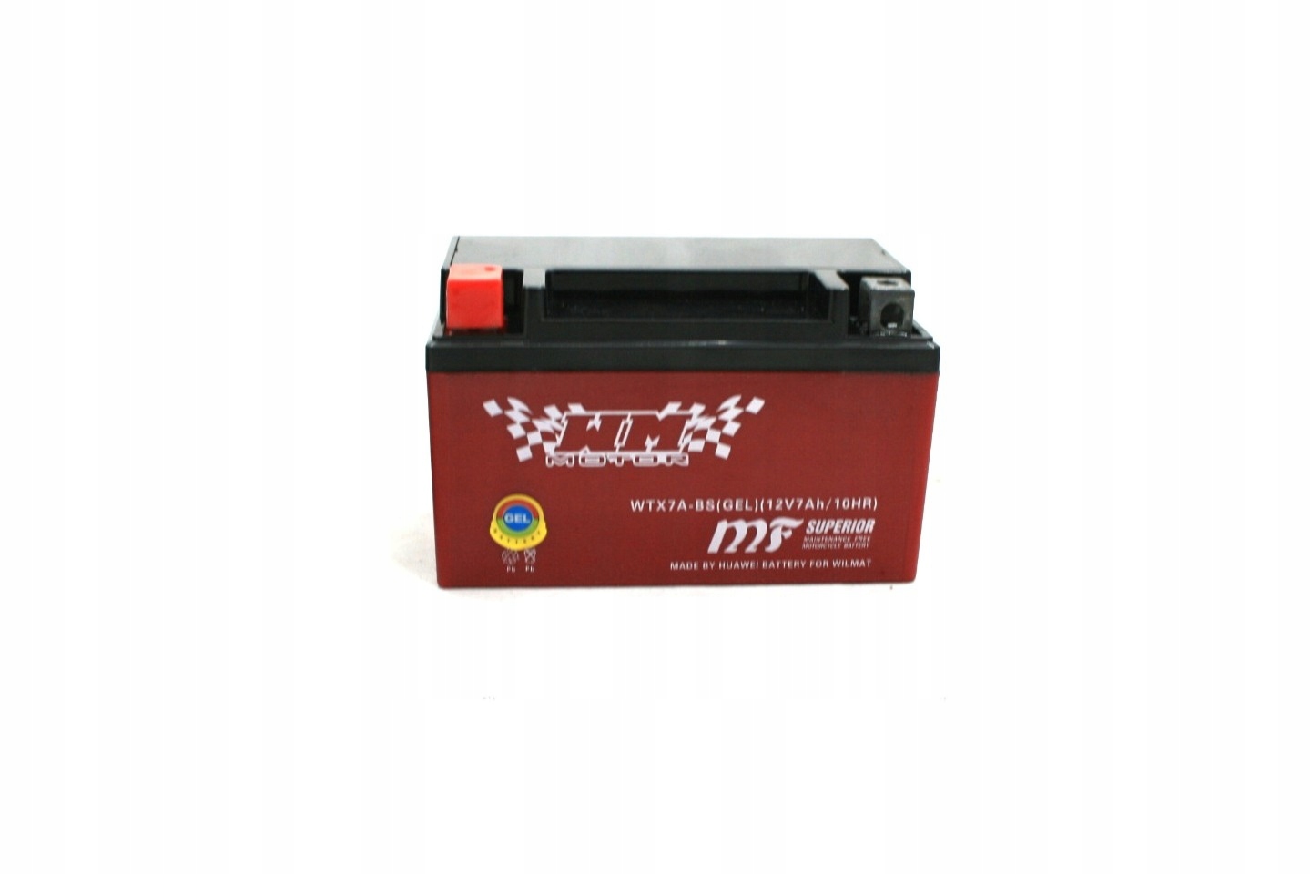 Akumulator żelowy Agm Wm Motor WTX7A-BS 12V, 7Ah (odpowiednik YTX7A-BS)