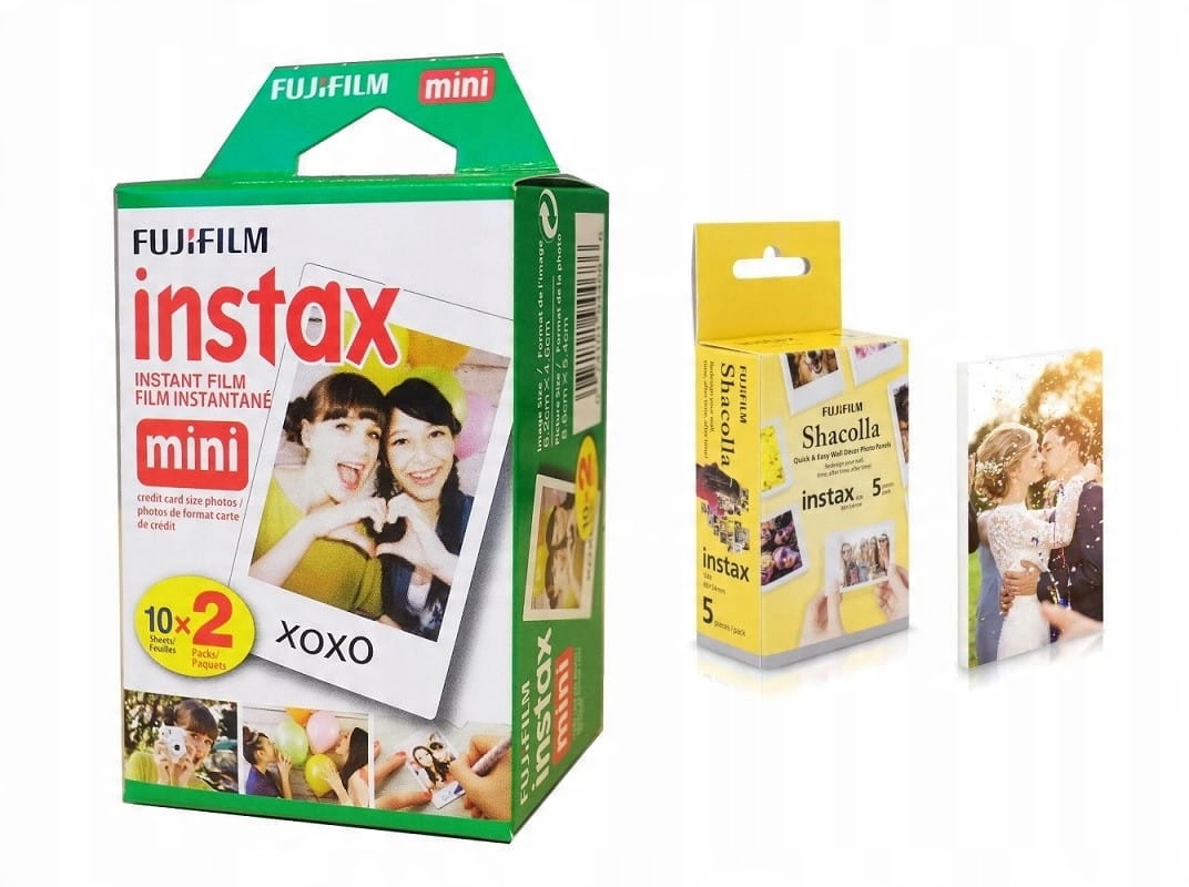 

Fujifilm wkład Instax Mini 20 szt. + Shacolla