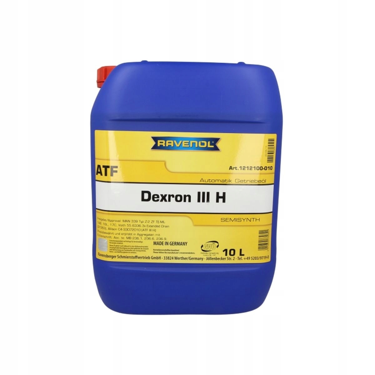 RAVENOL OLEJ ATF DEXRON III H 10L