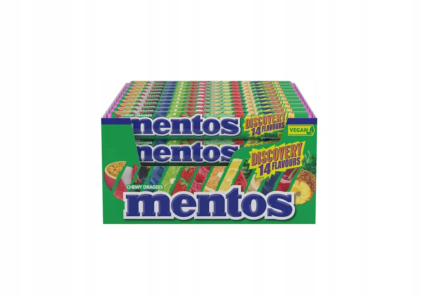 Mentos Discovery 14 Smaków Cukierki Do Żucia 40 szt