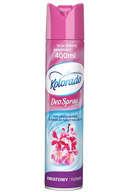 

Odświeżacz spray Kolorado 400ml kwiatowy