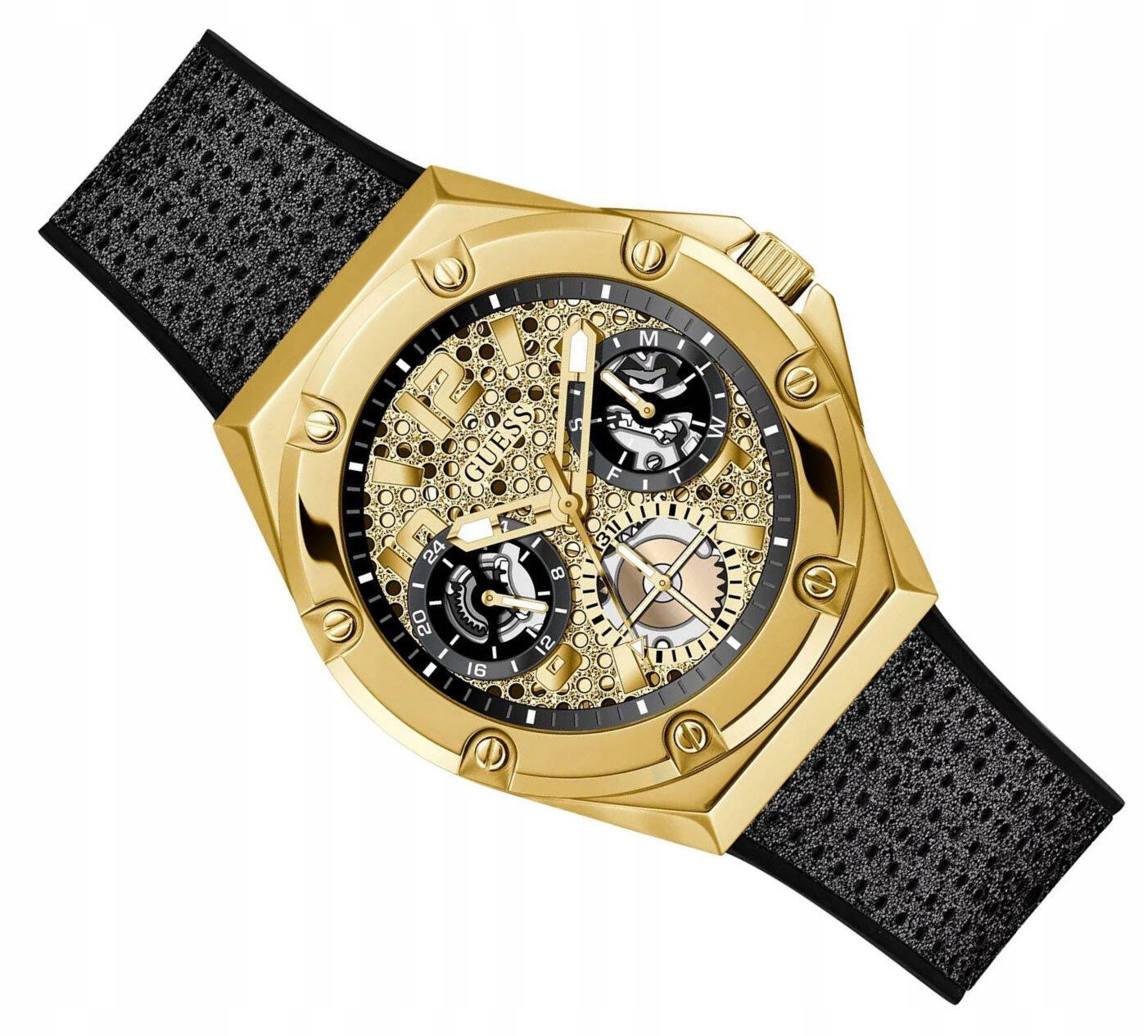 Dámské Elegantní Zlaté Hodinky Guess Asteria GW0620L2 50M Vodotěsné