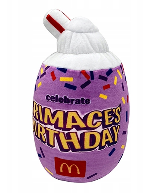 MASKOTKA GRIMACE SHAKE PLUSZOWA PLUSZ 25CM , PREZENTY DLA DZIECI Marka bez marki