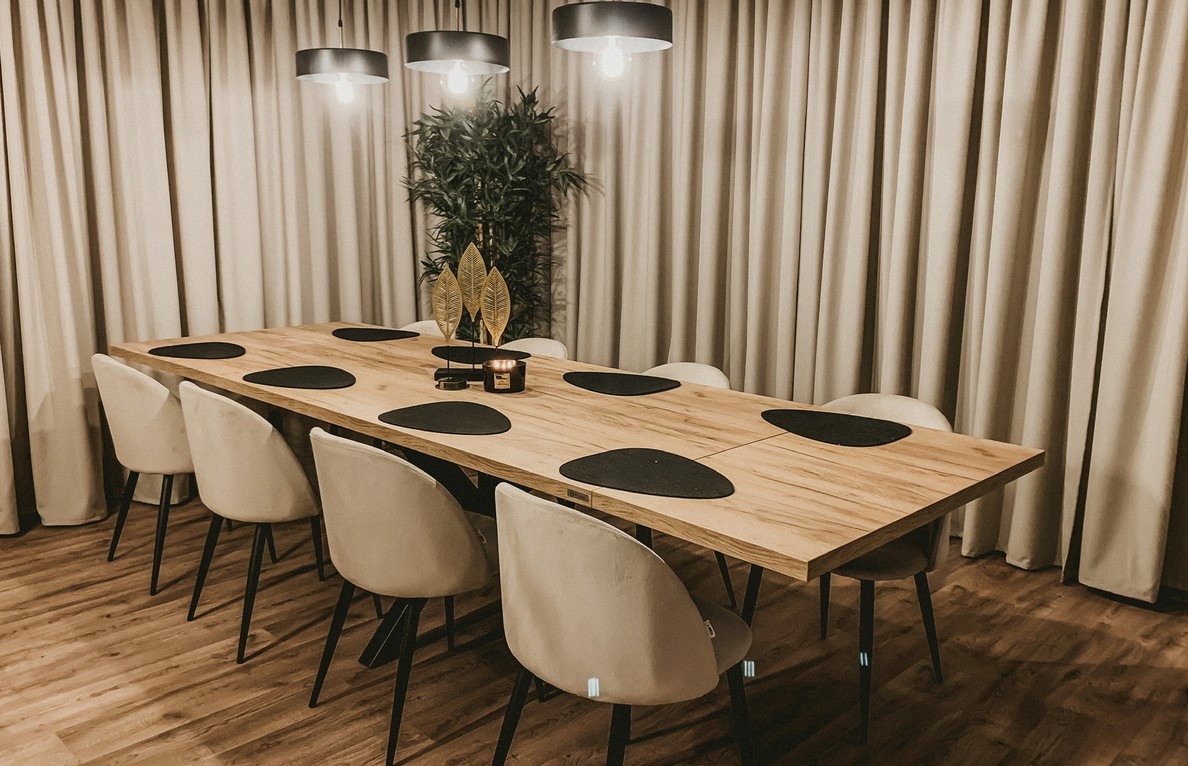 Stół rozkładany do jadalni 200/300 x 100 cm kuchenny do salonu LOFT Pająk Maksymalna długość rozłożonego stołu 300 cm