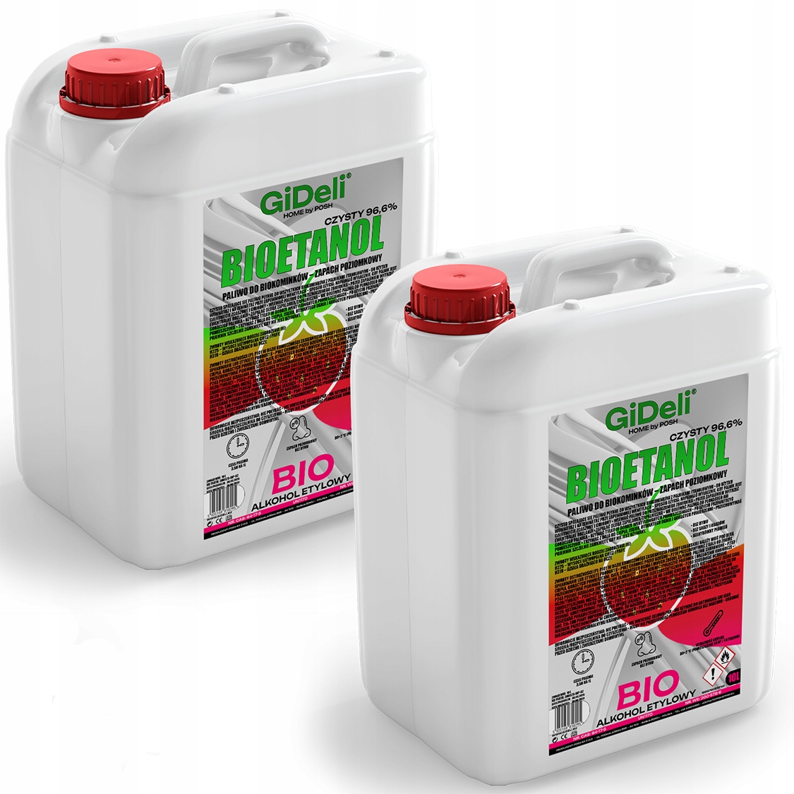 Bioetanol do krbu 2x 10L vůně hladiny biopaliva