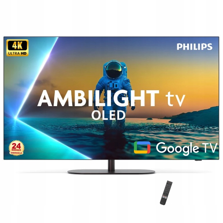Telewizor 55" Philips Oled Ambilight 144Hz Vrr 55OLED810 4K Uhd Google Tv