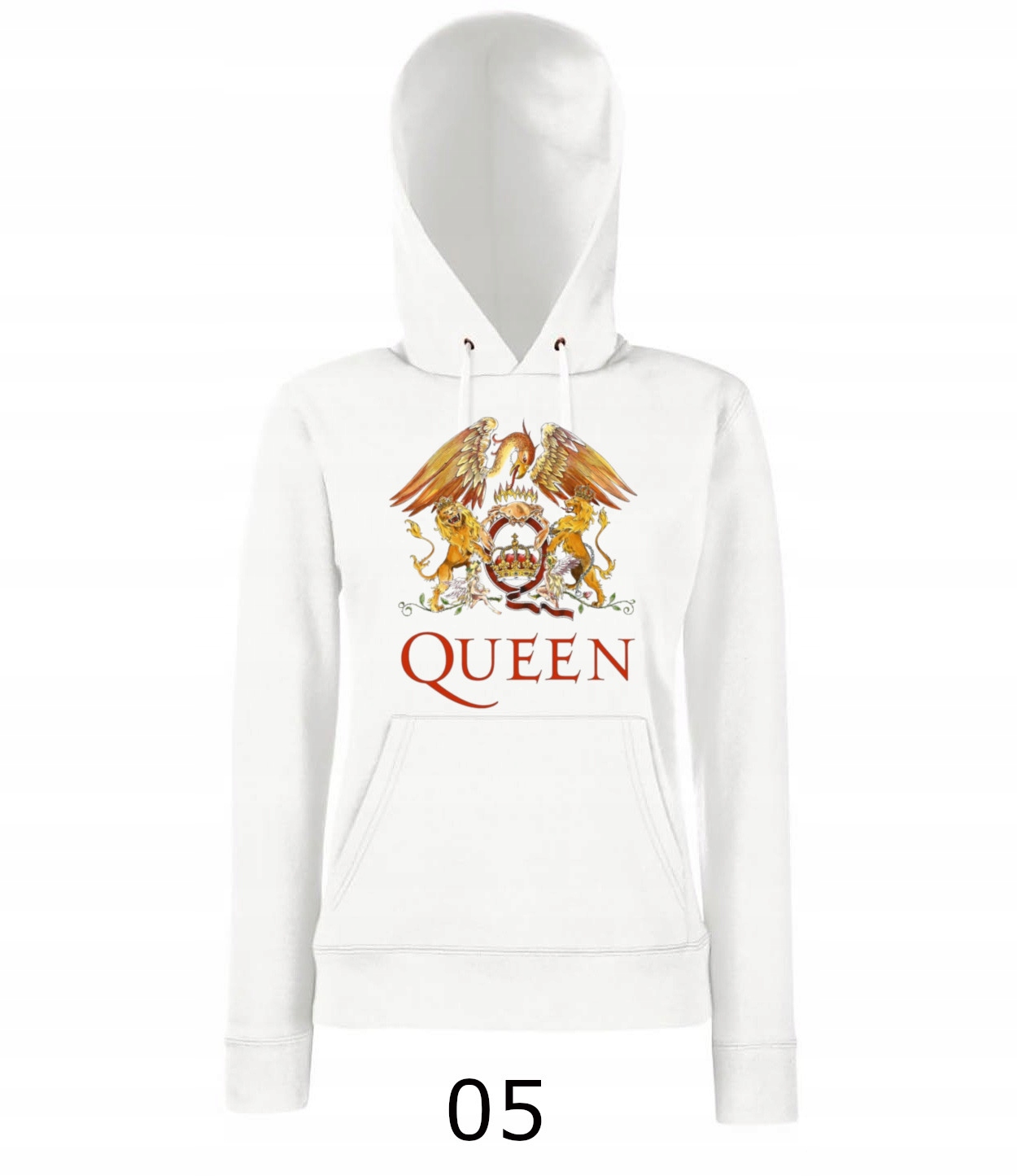 

Queen Damska Bluza z kapturem 8 Wzorów