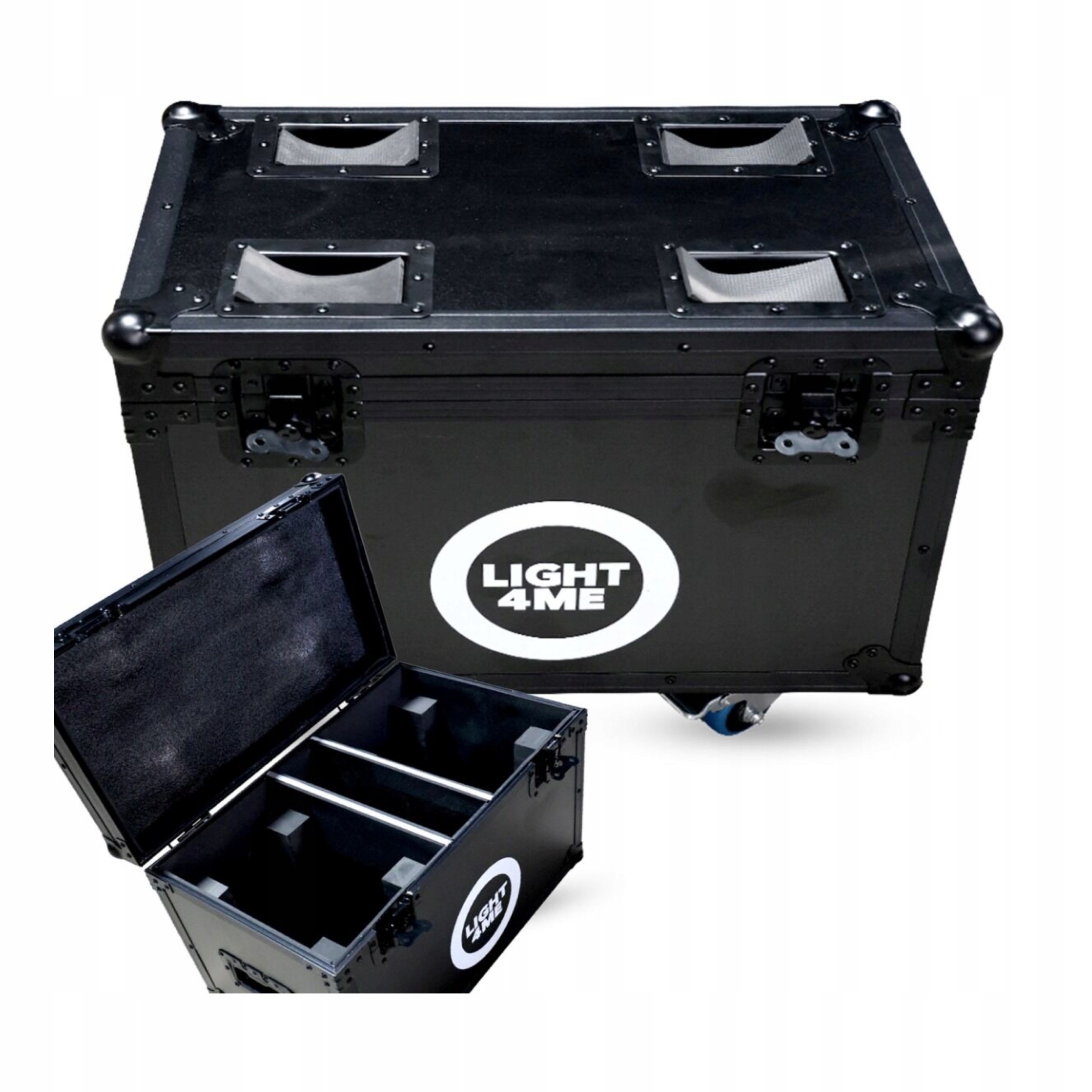 Skrzynia Transportowa Na 2 Głowy Ruchome Case LIGHT4ME Mh Wash 19x25 Rgbw