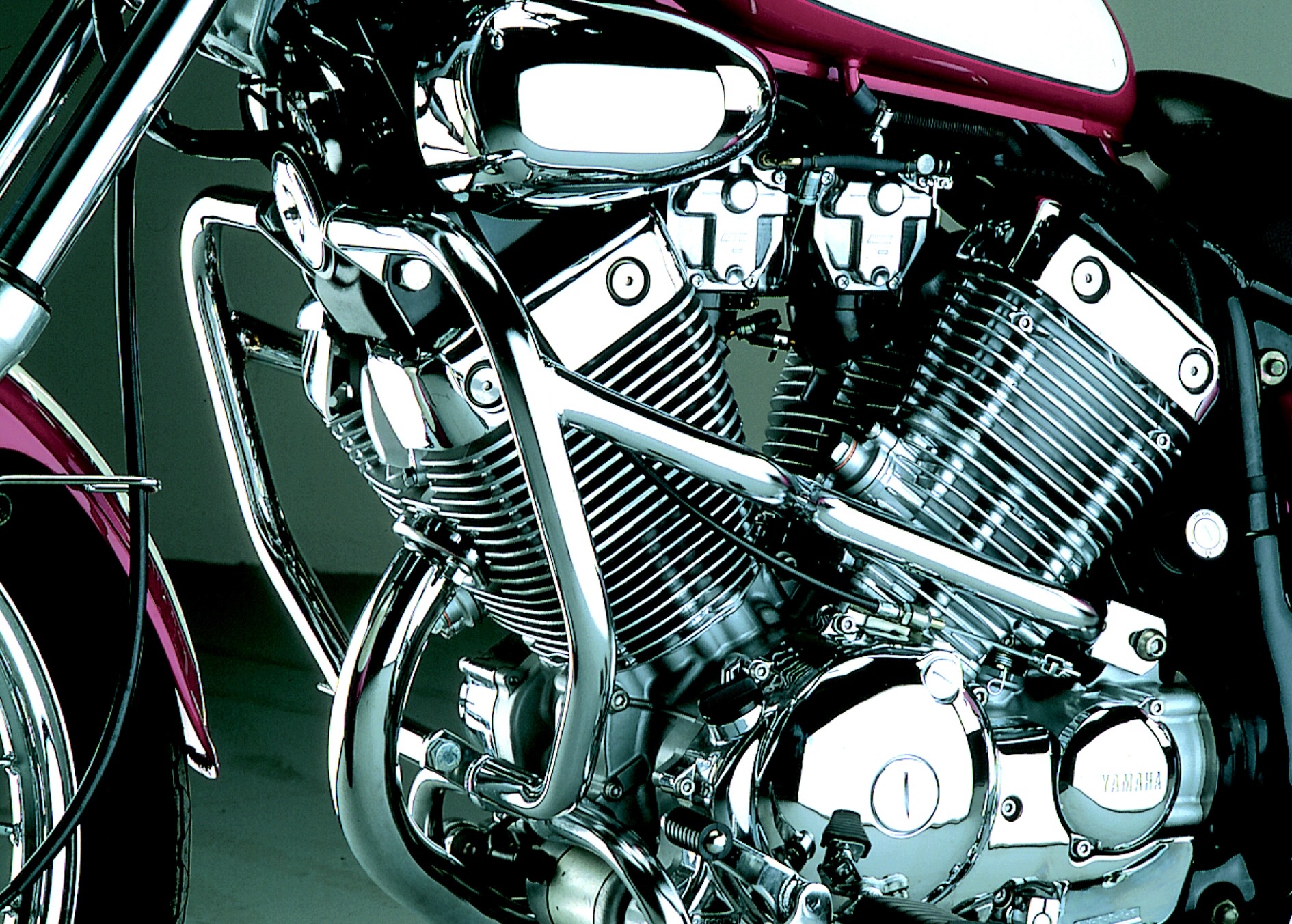 Kryt motoru Gmole pro Yamaha XV 535 H N Sh Virago Flachlenker 1989-1997